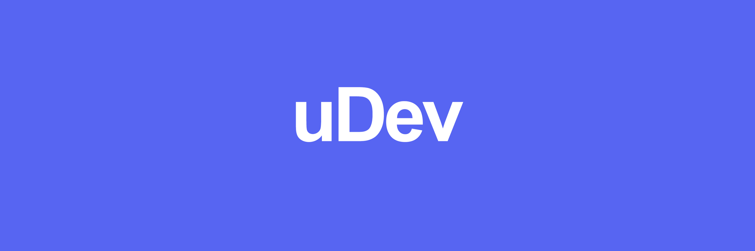 uDev cover