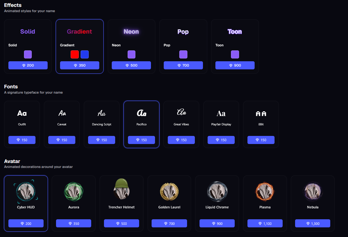 Pick and Choose From a Wide Selection of Customization Options